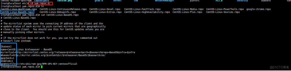 Linux软件安装  yum在线安装（1） - yum源文件_centos