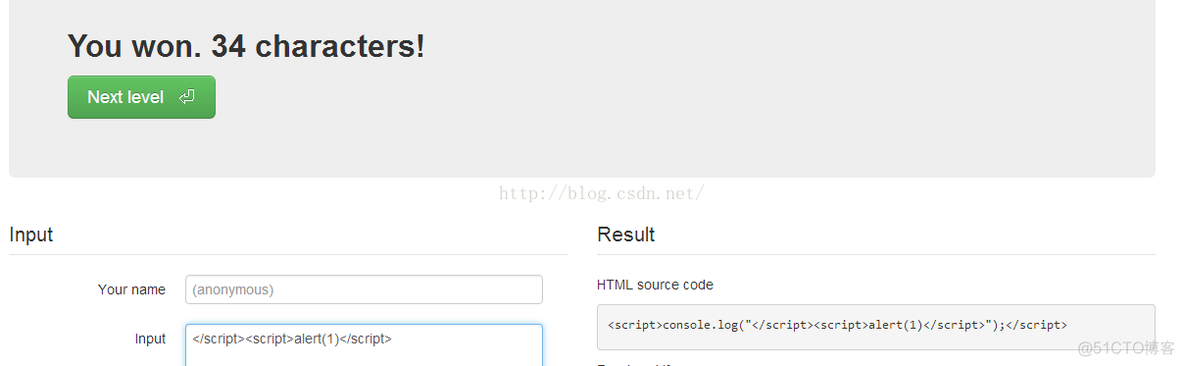 escape.alf.nu XSS Challenges 0-7 之一步步学XSS_转义符_08
