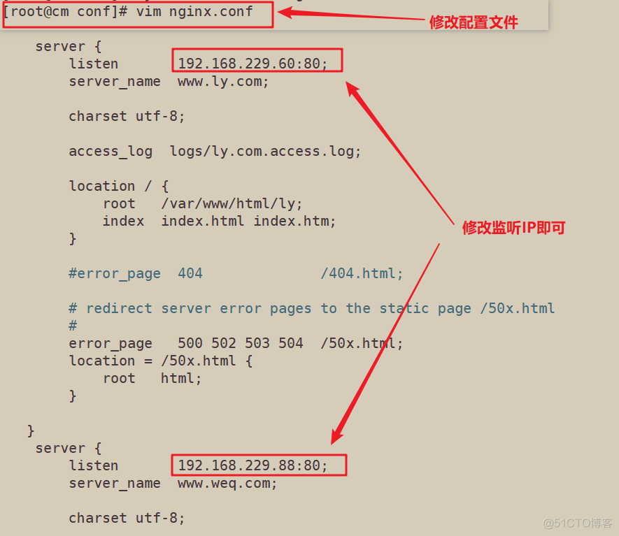 Nginx网站服务——Nginx虚拟主机（基于域名、IP、端口）附带超详细实验步骤_html_09