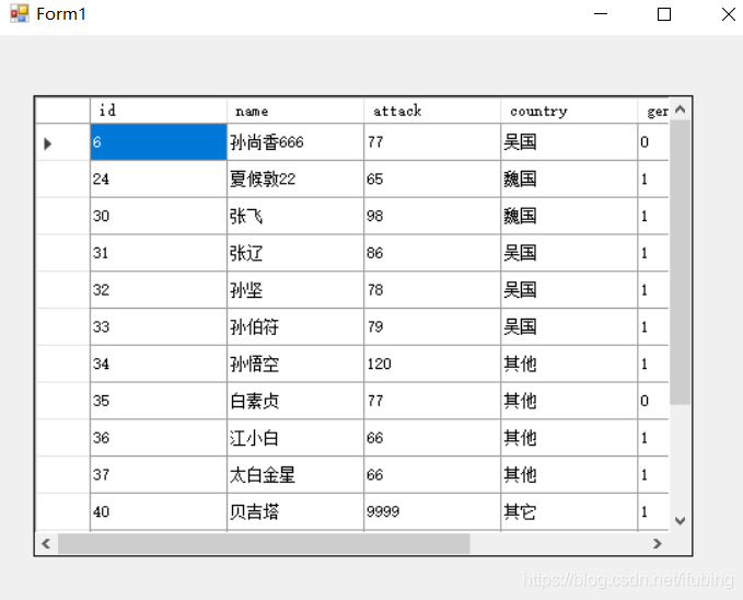 断开式 DataGridView控件 winform_数据_03