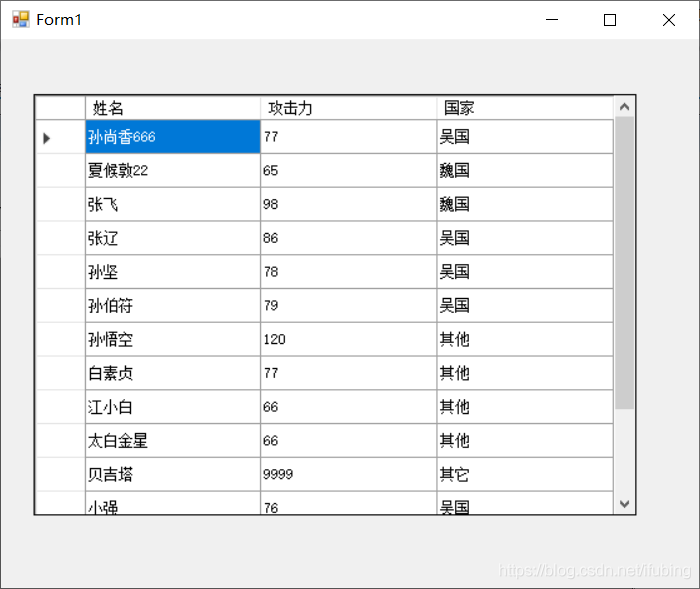 断开式 DataGridView控件 winform_数据源_15