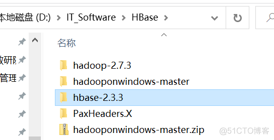 【hbase】【windows】安装及启动_hbase