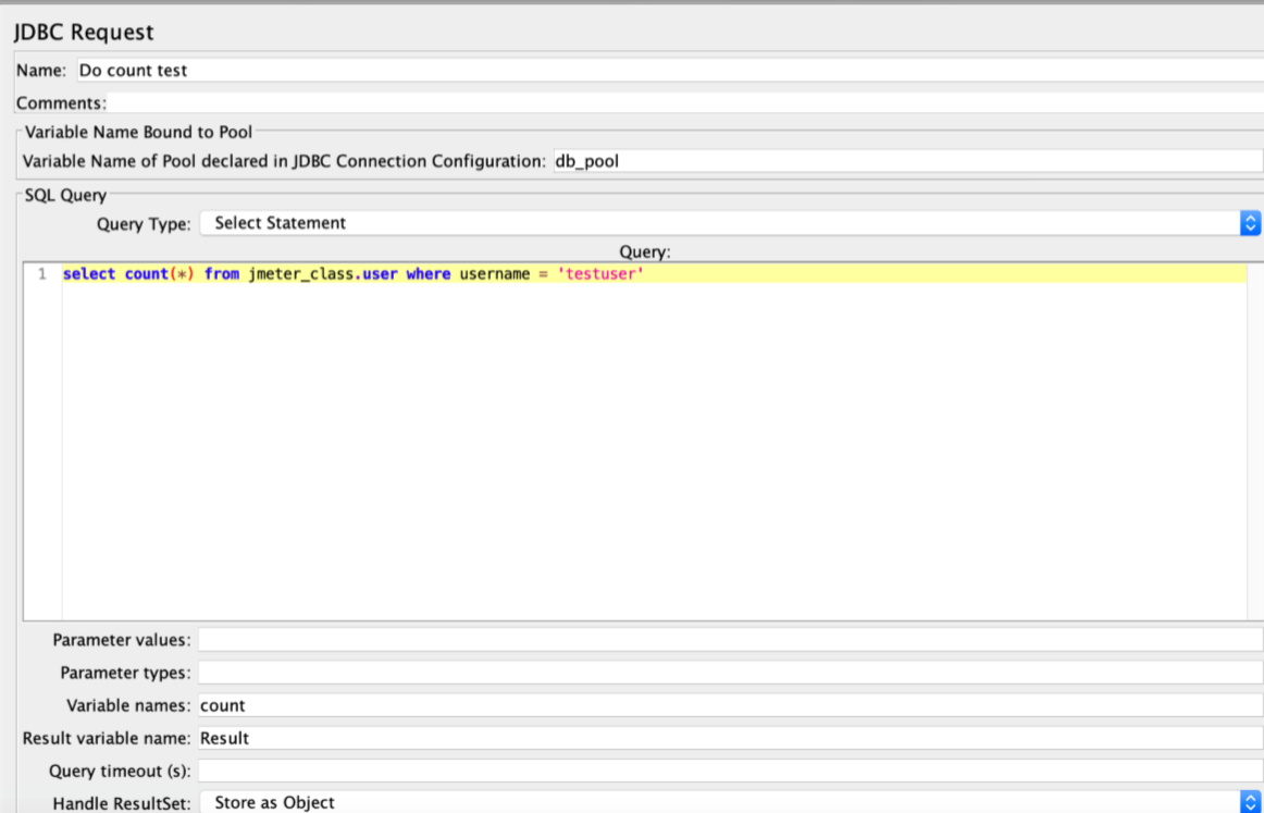 Jmeter数据库操作 - JDBC Connection Configuration配置元件、JDBC Request取样器_Jmeter_03