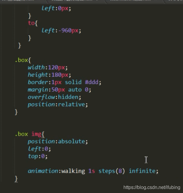 css-animation-走路动画_css_07
