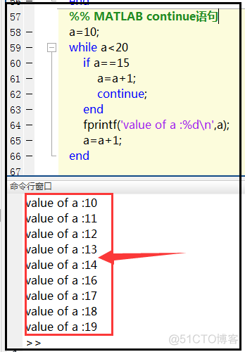 MATLAB 的break语句和continue语句_学习_02