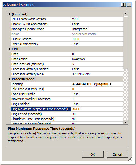 设置IIS延长Debug_刷新页面_02