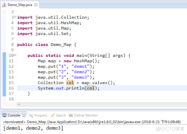 java中Map集合的常用方法_父类_17