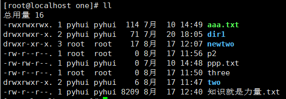 linux-目录查询命令-目录内容查看-ls查询-tree查询-查询类容分类-不同颜色对应不同类型_ubuntu_02