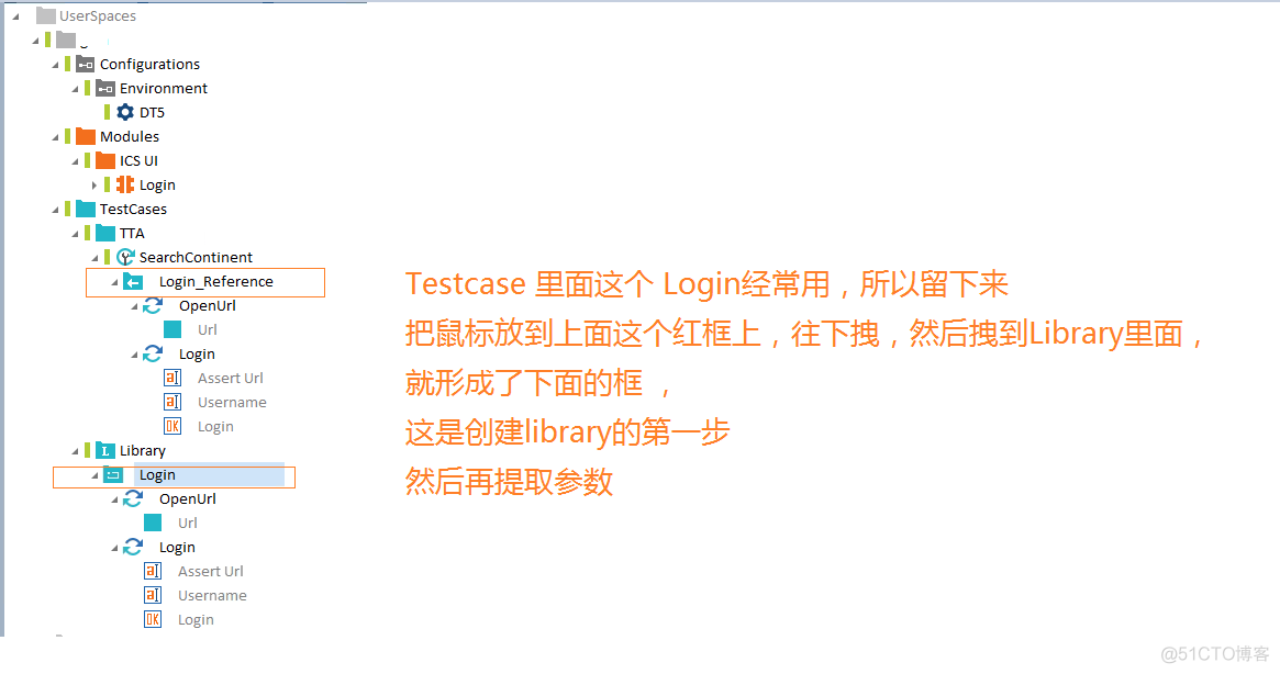 Tosca   添加 modules，添加Library,引用重复步骤_封装_04