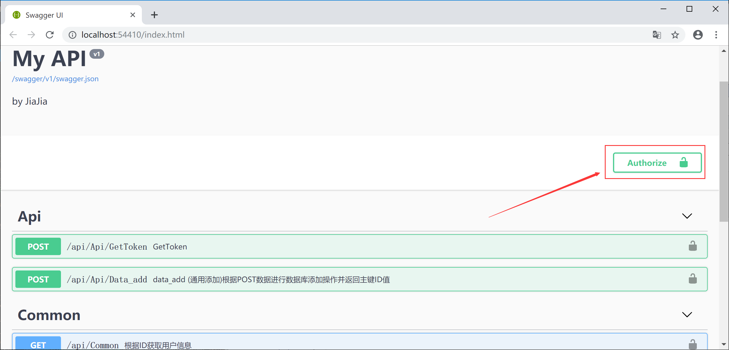 三、Swagger验证（全局token）_文本框