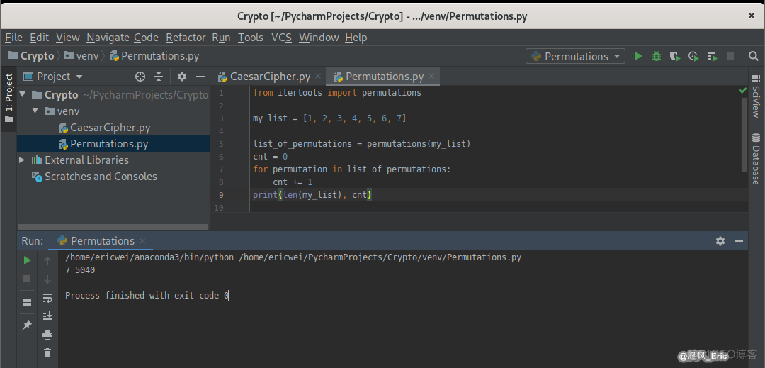 Security and Cryptography in Python - Implementing a counter on how many permutations there are_Privacy_02