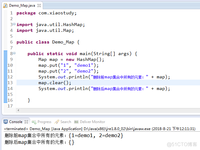 java中Map集合的常用方法_代码规范_03