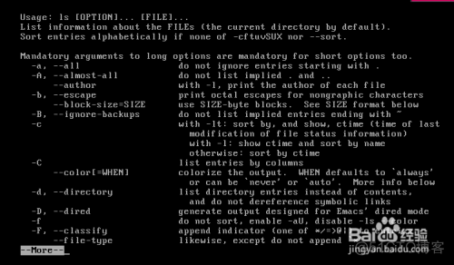 Linux命令详解：[7]获得命令帮助_ls命令_04