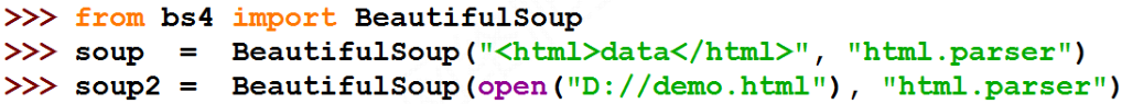 Python 爬虫-BeautifulSoup_html