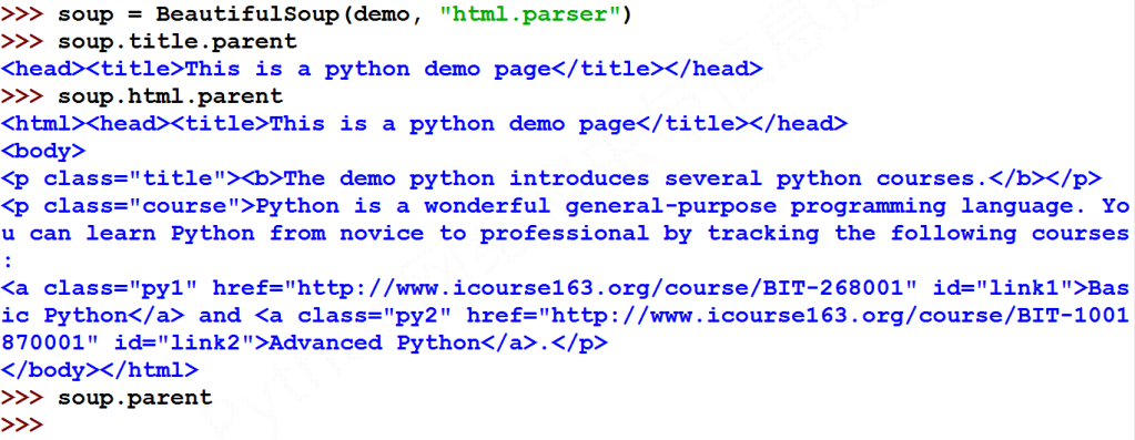 Python 爬虫-BeautifulSoup_字符串_09