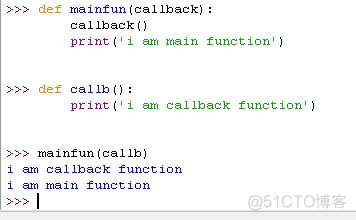 python 回调函数，最简单的例子_sed