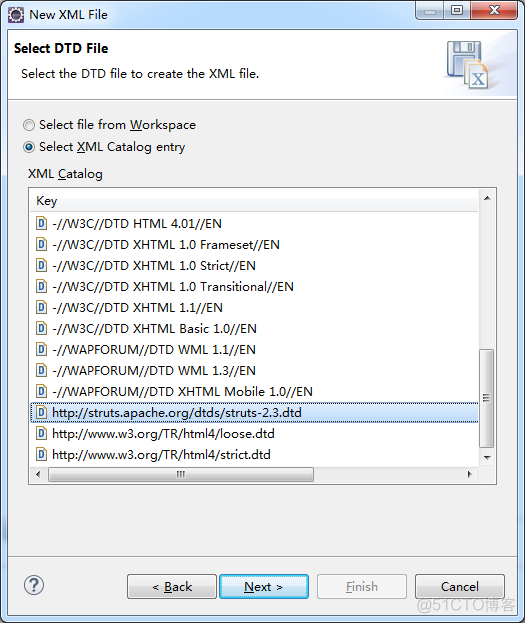 Struts2(一)：怎么创建对应版本的struts.xml_java-struts2_03