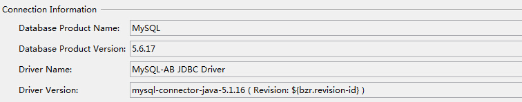 dbvis MySQL server version for the right syntax to use near 