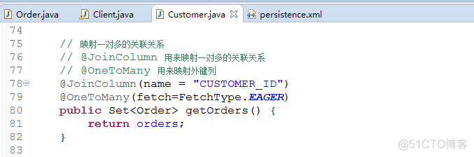 JPA（六）：映射关联关系------映射单向一对多的关联关系_hibernate_14