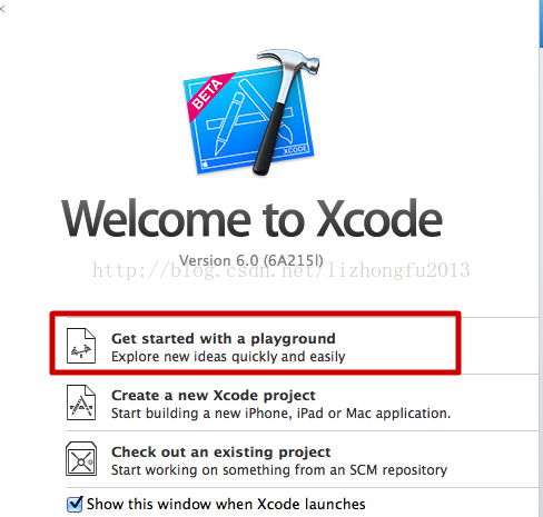 0、IOS8：Xcode6 playground_开发环境