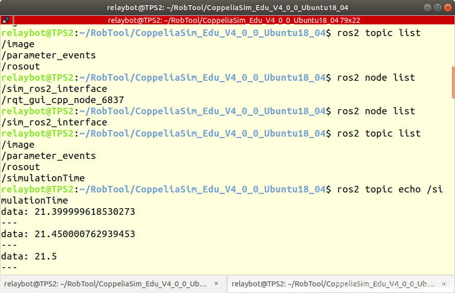 CoppeliaSim（V-Rep）和ROS2的使用说明_CoppeliaSim_07