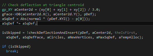 OpenCASCADE Incremental Mesh_三角剖分_05