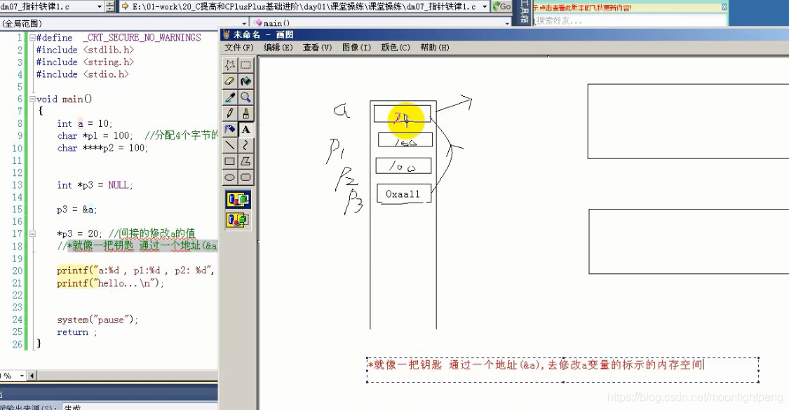 C/C++学习笔记 指针1_编译器_13