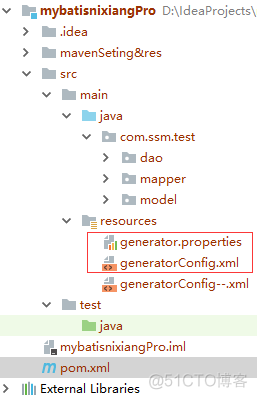 在IDEA中使用MyBatis Generator逆向工程生成代码_java