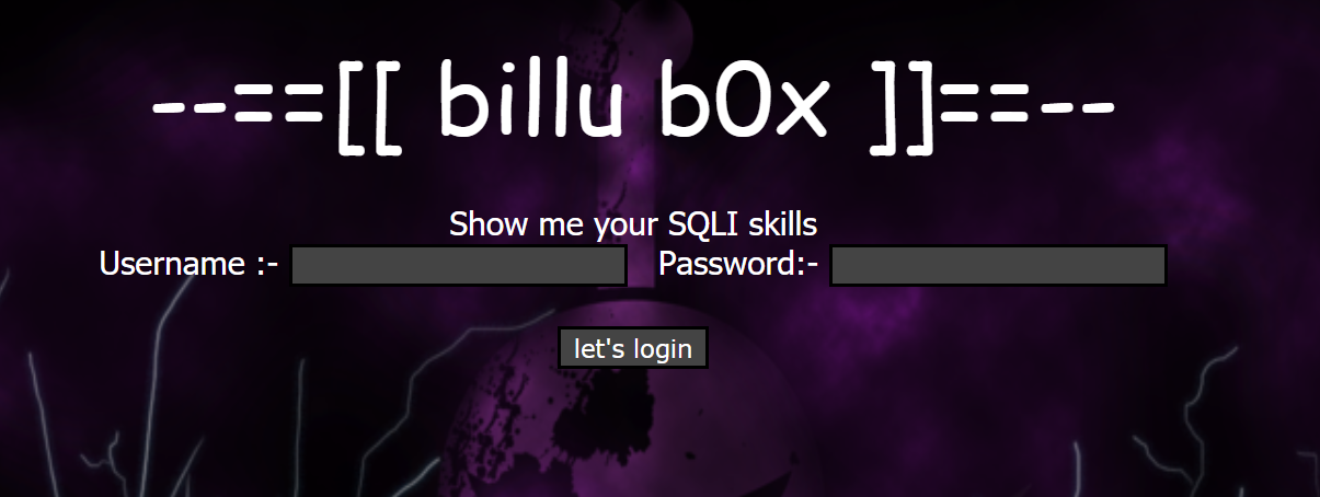 billu b0x_sql注入