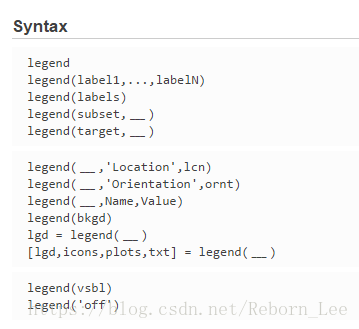 【 MATLAB 】legend 的使用简析_属性设置