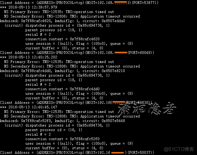 TNS-12535: TNS:operation timed out案例解析_数据库_03