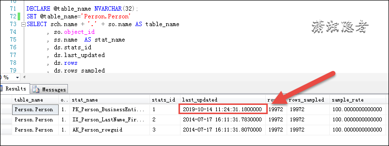 SQL Server重建索引与重组索引会更新统计信息吗？_分区表_03