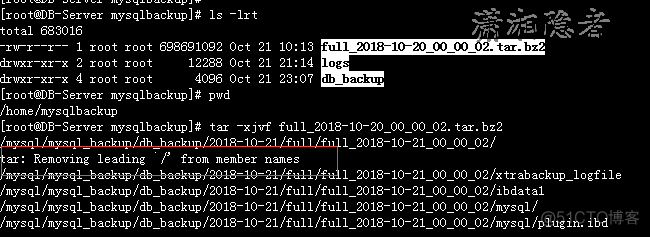 Linux压缩打包tar命令总结_当前目录