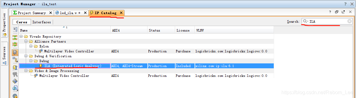 vivado中ILA核的使用_.net
