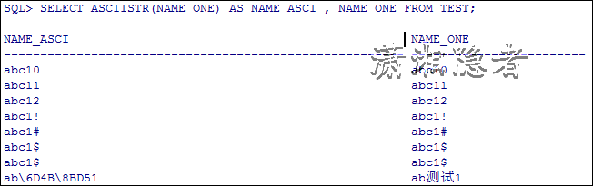 ORACLE判别字段是否包含中文_CONVERT