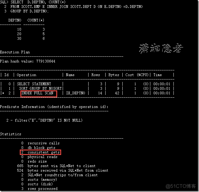 ORACLE中关于外键缺少索引的探讨和总结_sql_02