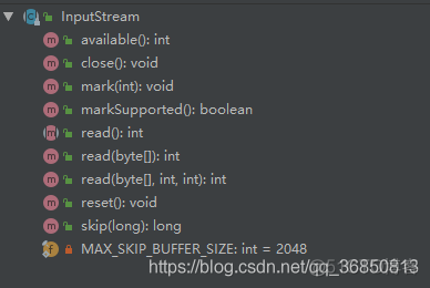 InputStream抽象类的方法详解_子类