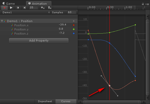 Unity 动画路径预览工具_关键帧_02