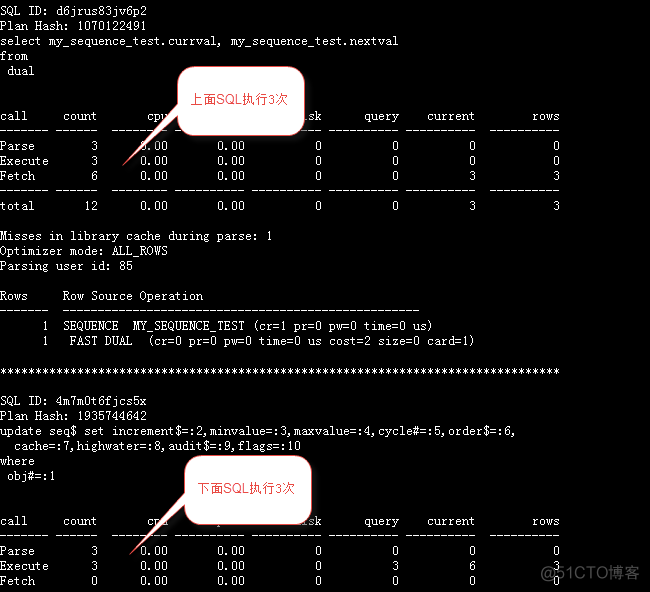 ORACLE中seq$表更新频繁的分析_数据字典_04