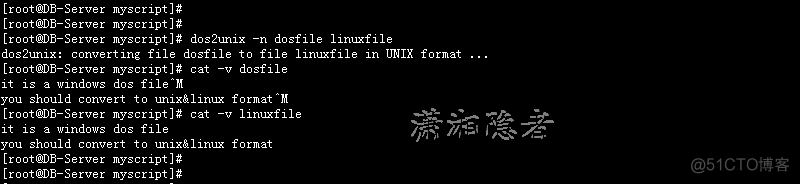 Linux命令学习总结：dos2unix - unix2dos_linux