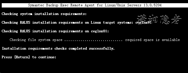 Symantec Backup Exec 2010 Agent For Linux安装_数据