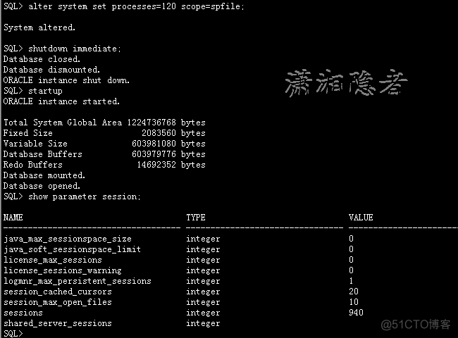 ORACLE会话连接进程三者总结_oracle_05