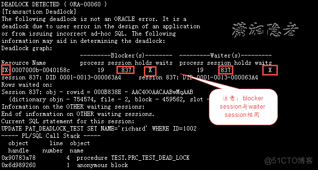 ORACLE中死锁的知识点总结_oracle_24