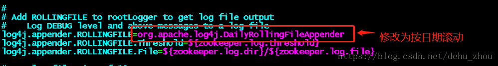修改Zookeeper输出日志 zookeeper.out输出路径【转】_zookeeper_05