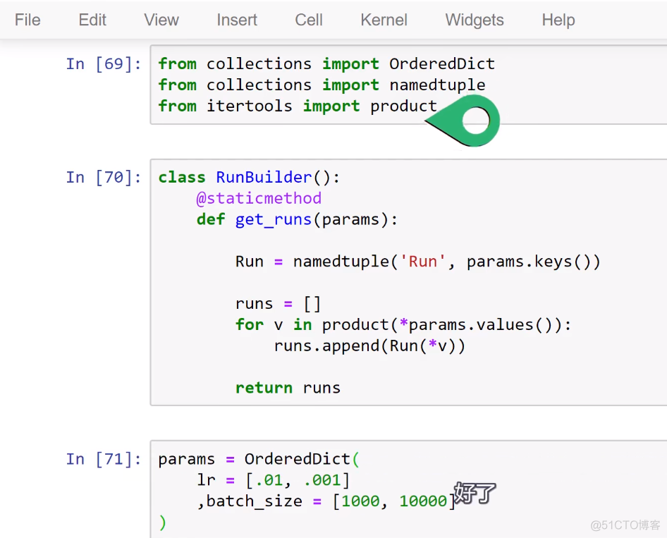 Training loop Run Builder和namedtuple()函数_namedtuple()_03