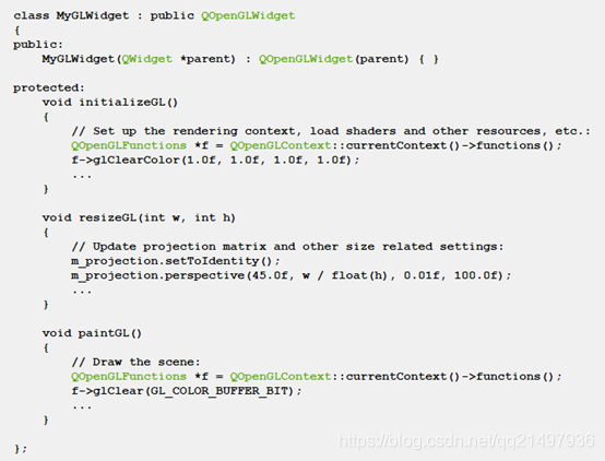 Qt开发笔记：QGLWidget、QOpenGLWidget详解及区别_详解_02