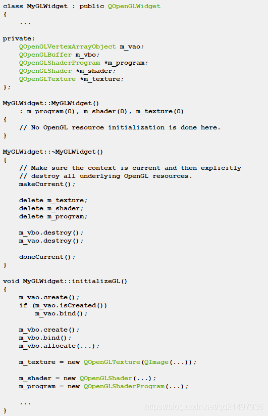 Qt开发笔记：QGLWidget、QOpenGLWidget详解及区别_子类_07