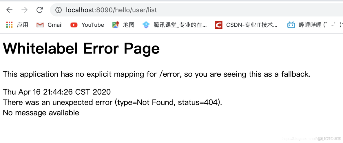 springboot:SpringBoot项目启动成功,但无法访问且提示404_spring_02