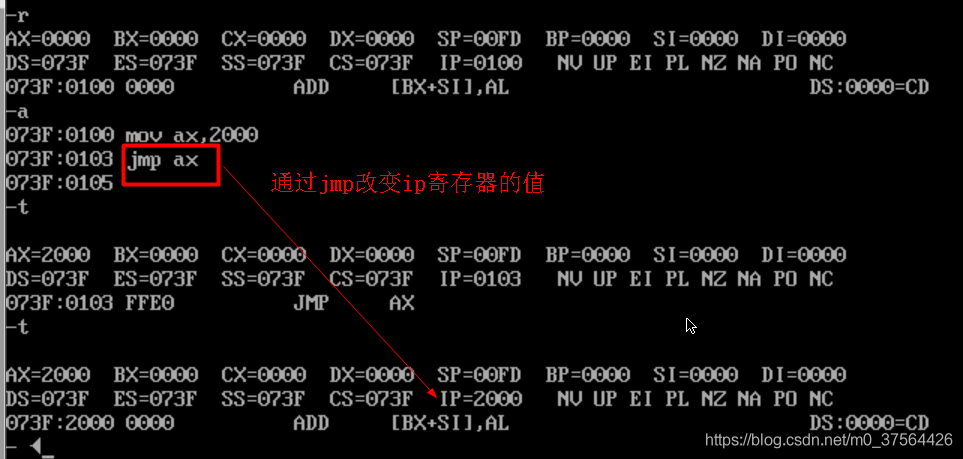 汇编(8086cpu): ip寄存器与指令的关系_指令缓存_03