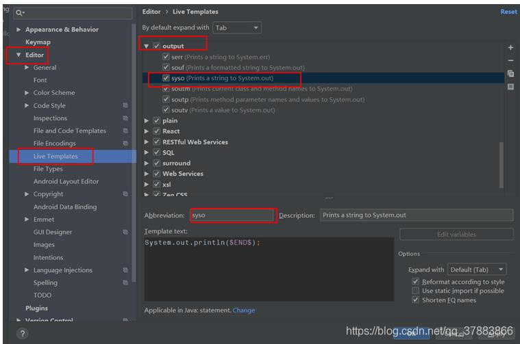 Java开发工具IDEA的常用设置提高编码效率_eclipse_13